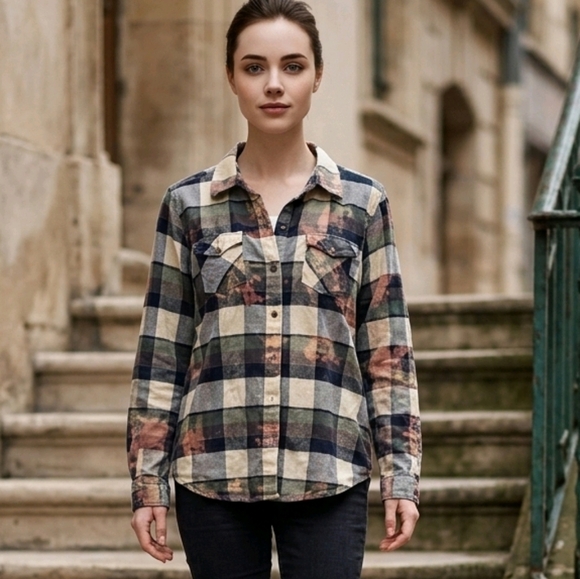 UNISEX SEX PISTOLS GRUNGE FLANNEL SM-LG - Picture 2 of 8